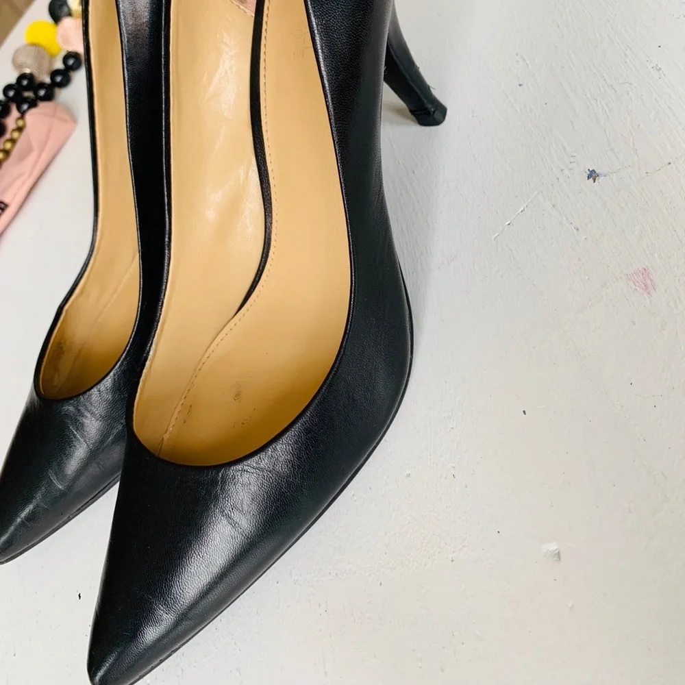 Michael Kors Black Leather Heels